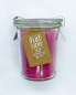 Preview: Kaufen Kerze Würfel Licht Feuer Flutlicht Manufakturen Parafin Stearin Handmade Farbbeispiel Himbeere